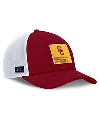 Nike Men's Cardinal/White Usc Trojans 2025 On-Field Rise Engineered Trucker Adjustable Hat