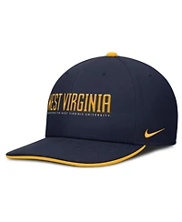 Nike Men's Navy West Virginia Mountaineers 2025 On-Field Pro Performance Adjustable Hat