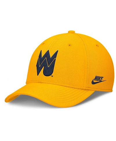 Nike Men's Gold West Virginia Mountaineers Rise Academic Dri-fit Flex Hat