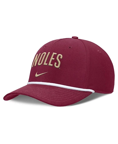 Nike Men's Scarlet Florida State Seminoles Rise Campus Adjustable Hat