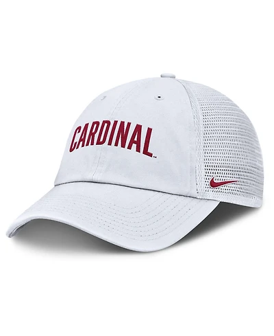 Nike Men's White Stanford Cardinal Club Campus Trucker Adjustable Hat