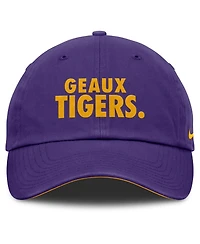 Men's and Women's Nike Purple Lsu Tigers Primetime Chant Club Adjustable Hat