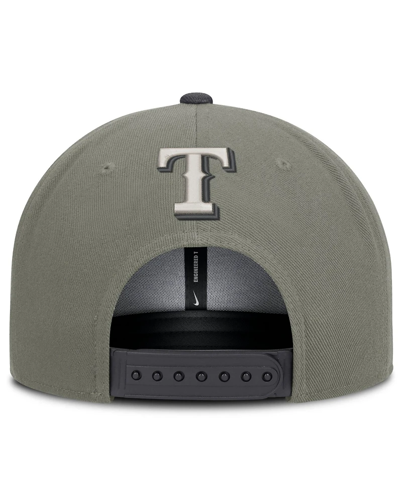 Men's Nike Olive Texas Rangers Pro Dri-fit snapback Hat