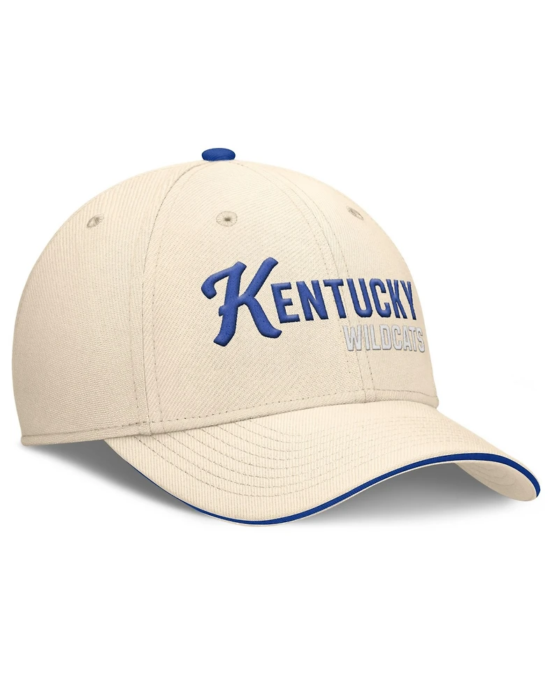 Men's Nike Natural Kentucky Wildcats 2026 Primetime Swooshflex Hat