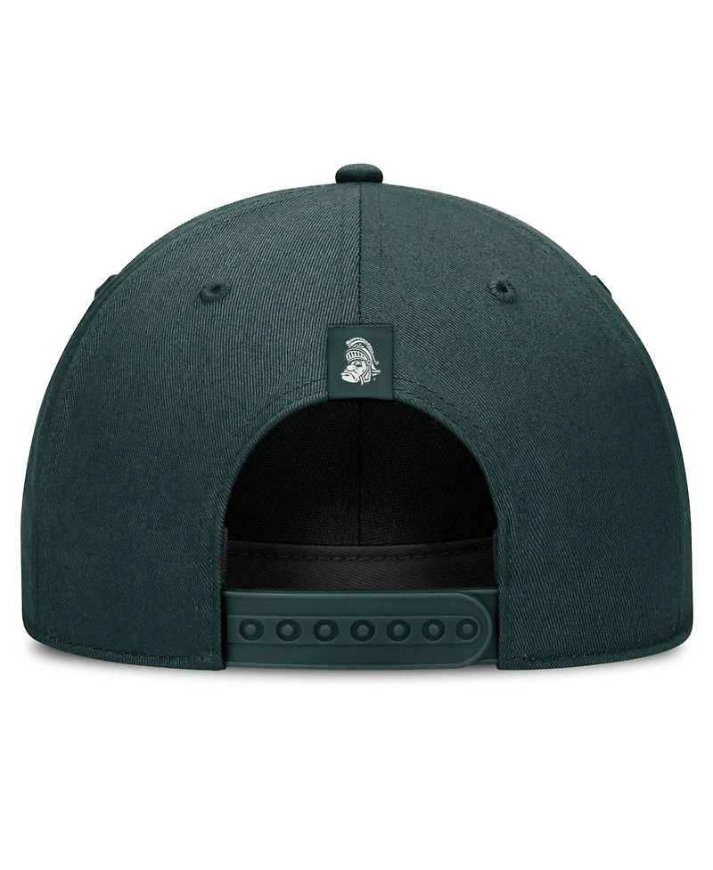 Nike Men's and Women's Green Michigan State Spartans 2026 Basketball Refresh 5-Panel Rope Rise Hat