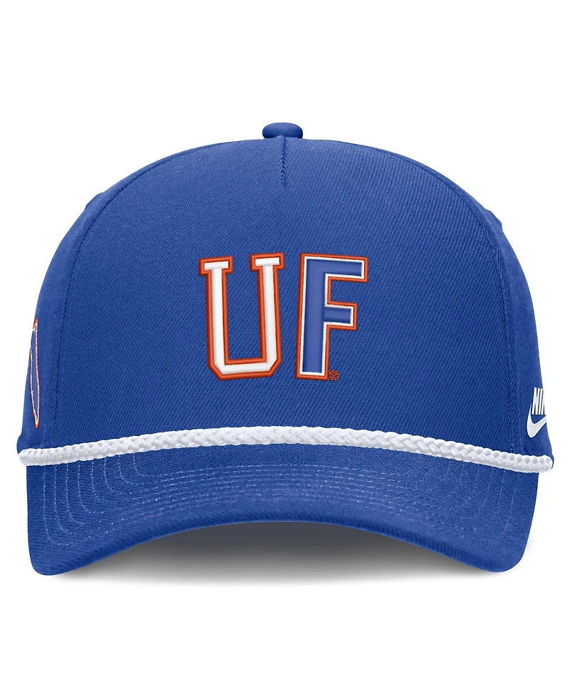 Nike Men's and Women's Royal Florida Gators 2026 Basketball Refresh 5-Panel Rope Rise Hat