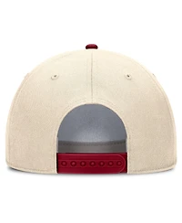 Men's and Women's Nike Natural Usc Trojans 2026 Primetime Natural 5-Panel Rope 2-Tone Rise Hat