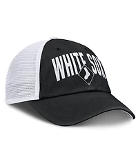 Men's Nike Black Chicago White Sox Primetime Club Adjustable Trucker Hat