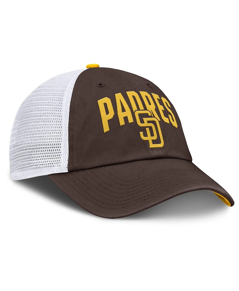 Men's Nike Brown San Diego Padres Primetime Club Adjustable Trucker Hat