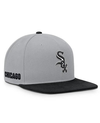 Men's Nike Gray/Black Chicago White Sox Primetime Pro Dri-fit snapback Hat