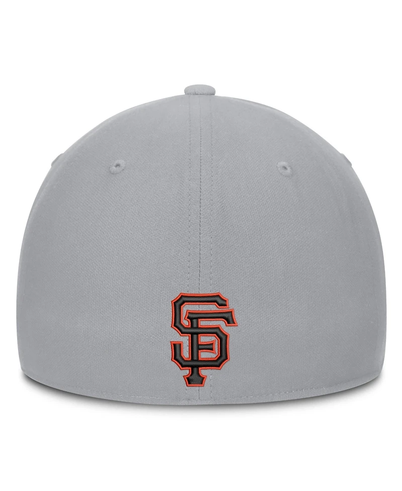 Men's Nike Gray San Francisco Giants Primetime Rise Dri-fit Flex Hat