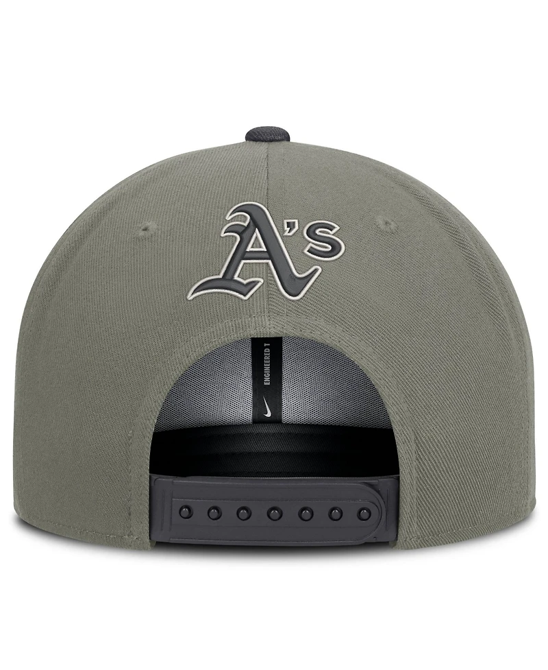 Men's Nike Olive Athletics Pro Dri-fit snapback Hat