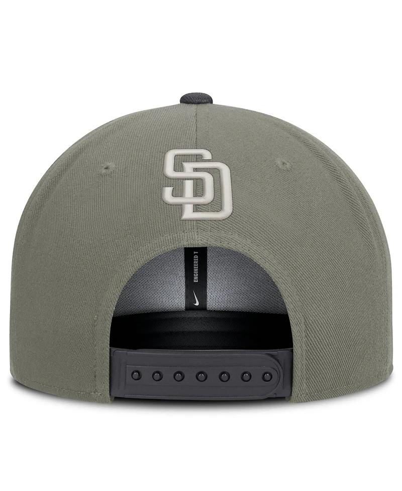 Men's Nike Olive San Diego Padres Pro Dri-fit snapback Hat