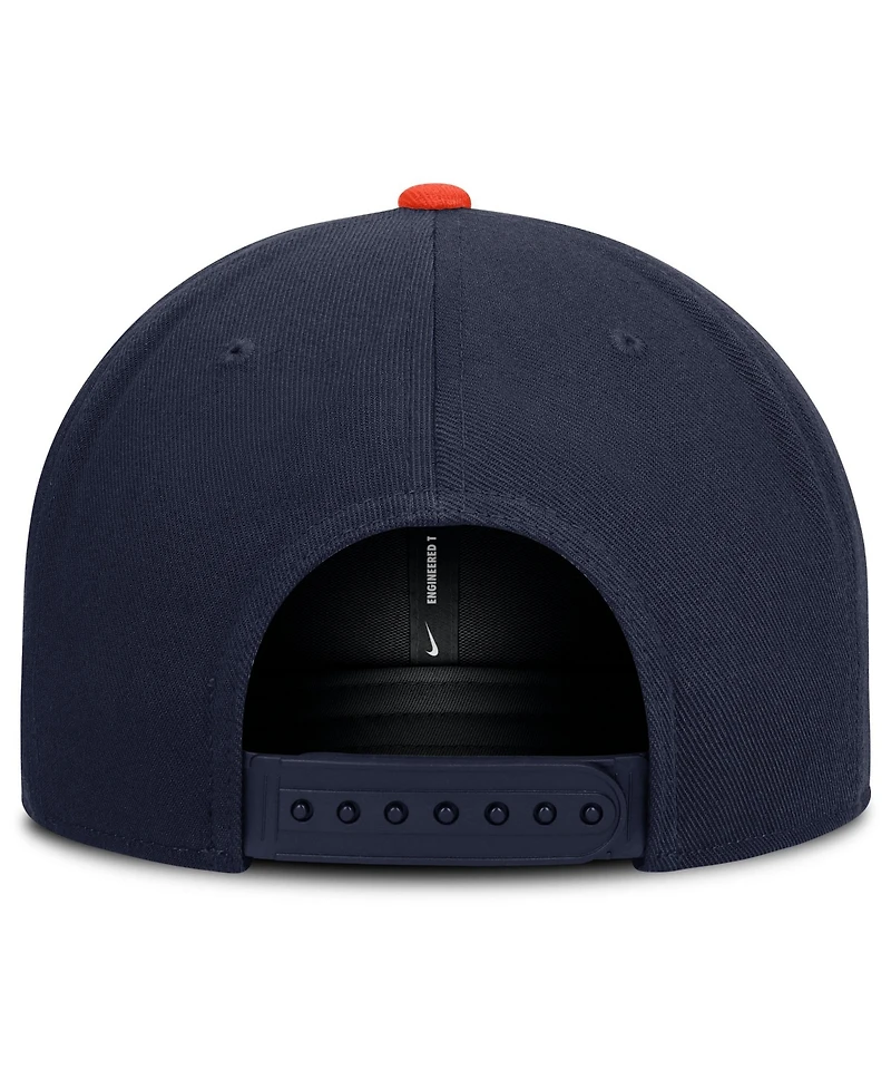 Men's Nike Navy/Orange Houston Astros Primetime Pro Dri-fit snapback Hat