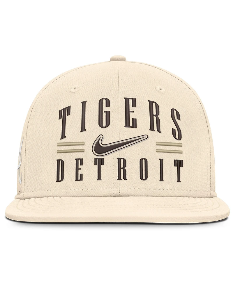 Men's Nike Natural Detroit Tigers True Dri-fit AeroBill Fitted Hat