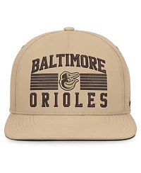Nike Men's Khaki Baltimore Orioles Desert Pro AeroBill Dri-fit Snapback Hat