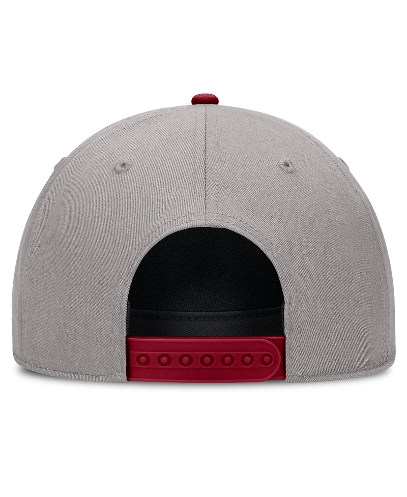 Men's and Women's Nike Gray Usc Trojans Primetime Rise Rope Adjustable Hat