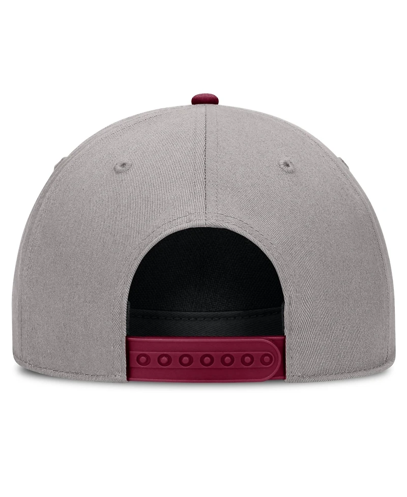 Men's and Women's Nike Gray Florida State Seminoles Primetime Rise Rope Adjustable Hat