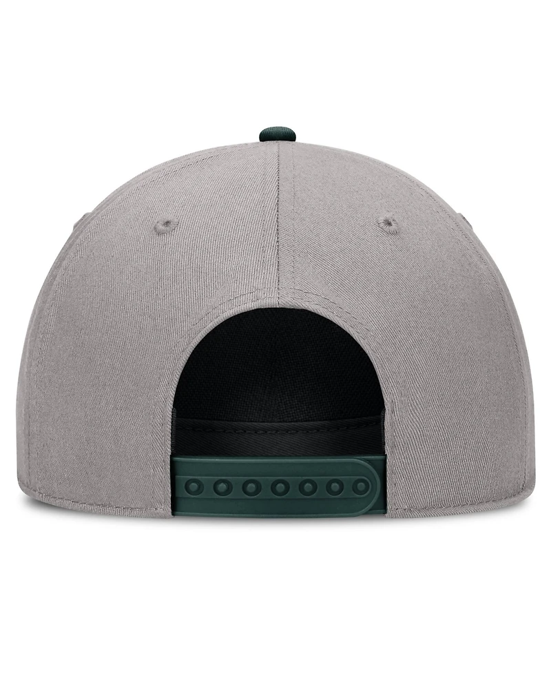 Men's and Women's Nike Gray Michigan State Spartans Primetime Rise Rope Adjustable Hat