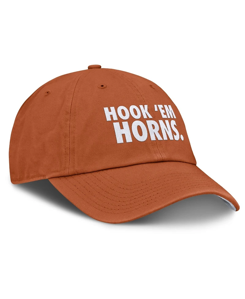 Men's and Women's Nike Texas Orange Texas Longhorns Primetime Chant Club Adjustable Hat