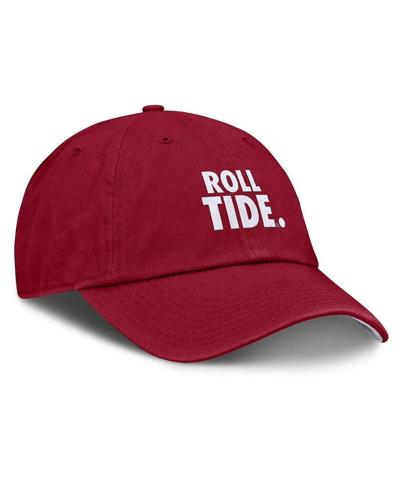 Men's and Women's Nike Crimson Alabama Crimson Tide Primetime Chant Club Adjustable Hat