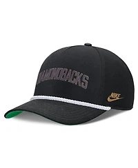 Men's Nike Black Arizona Diamondbacks Cooperstown Collection Rise Adjustable Hat