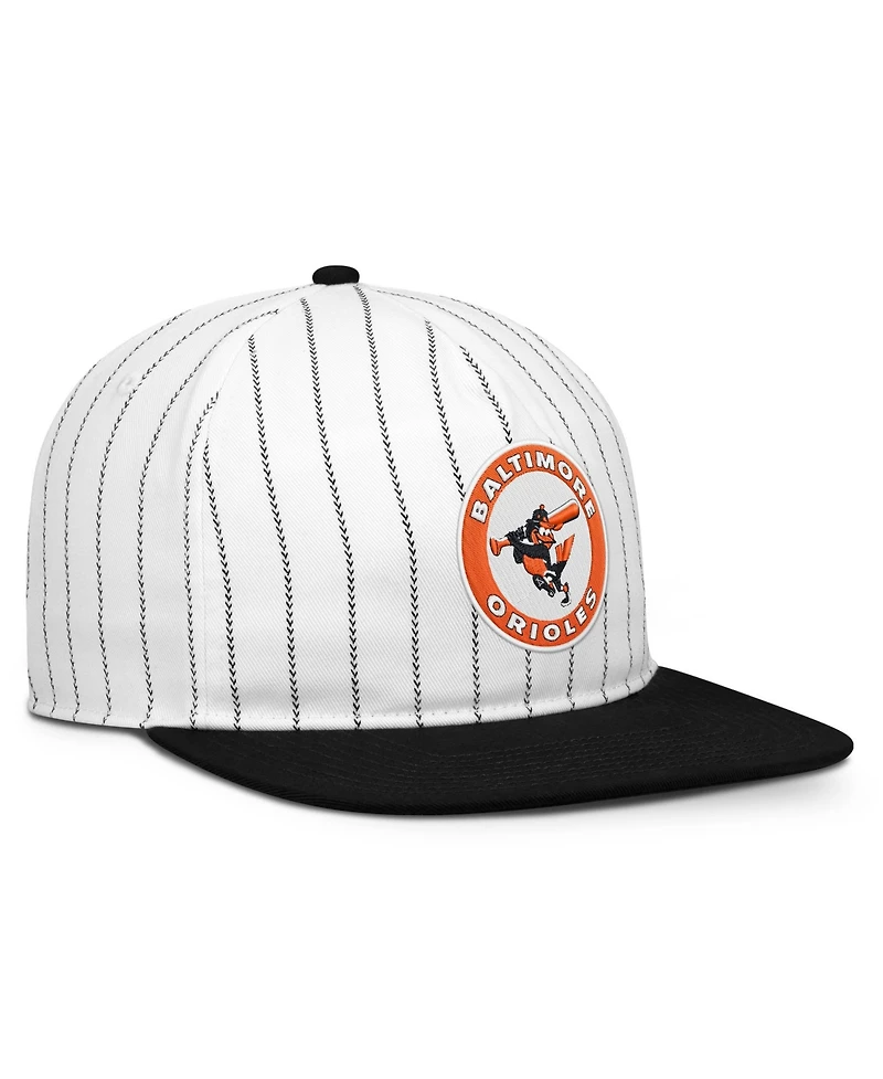Men's Nike White/Black Baltimore Orioles Cooperstown Collection Pro Adjustable Hat