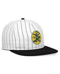 Men's Nike White/Black Oakland Athletics Cooperstown Collection Pro Adjustable Hat