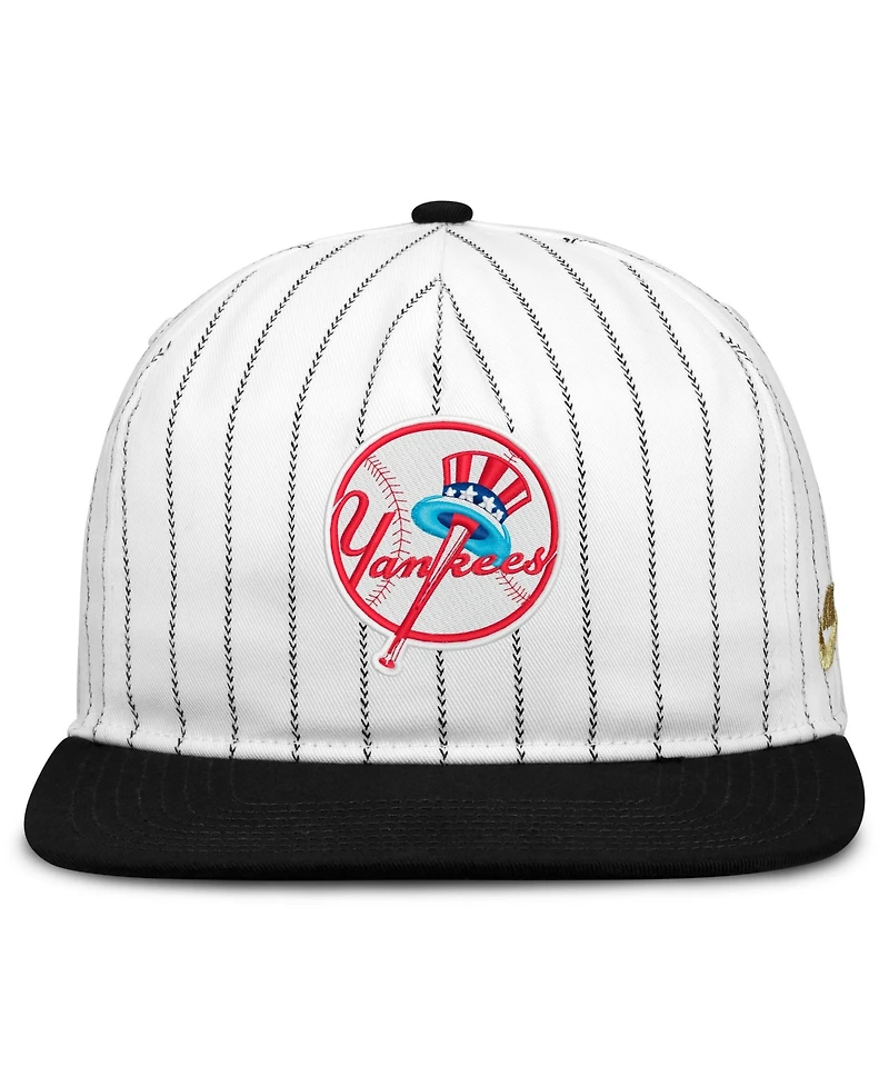 Men's Nike White/Black New York Yankees Cooperstown Collection Pro Adjustable Hat