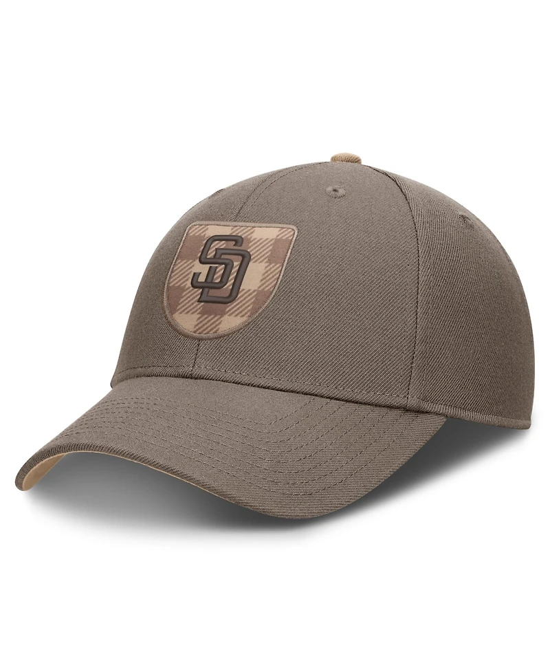 Nike Men's Brown San Diego Padres Statement Rise Adjustable Hat