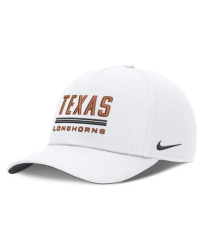 Nike Men's White Texas Longhorns 2026 Sideline Dri-fit Rise Adjustable Hat