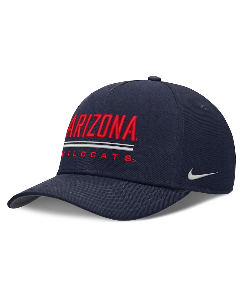 Nike Men's Navy Arizona Wildcats 2026 Sideline Dri-fit Rise Adjustable Hat