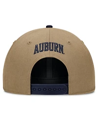 Men's and Women's Nike Beige/Navy Auburn Tigers Primetime Rise Dri-fit Adjustable Hat