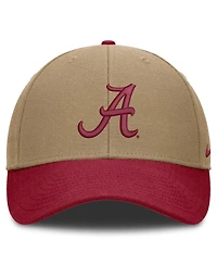 Men's and Women's Nike Beige/Crimson Alabama Crimson Tide Primetime Rise Dri-fit Adjustable Hat