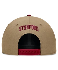 Men's and Women's Nike Beige/Cardinal Stanford Cardinal Primetime Rise Dri-fit Adjustable Hat