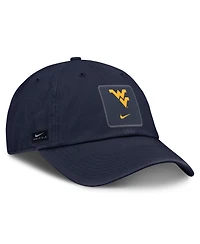 Men's and Women's Nike Navy West Virginia Mountaineers 2026 Sideline Club Adjustable Hat
