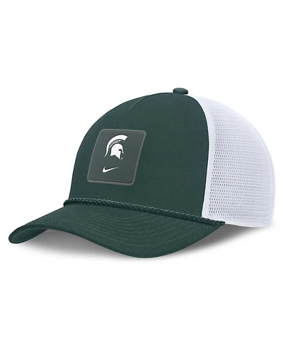 Men's and Women's Nike Green Michigan State Spartans 2026 On-Field Gameday Rope Trucker Adjustable Hat