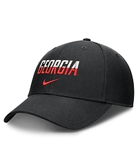 Men's and Women's Nike Black Georgia Bulldogs 2026 On-Field Gameday Rise Adjustable Hat