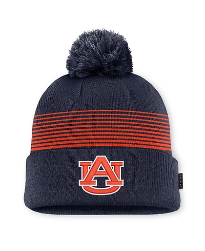 Men's and Women's Nike Navy Auburn Tigers 2026 On-Field Cuffed Knit Hat with Pom