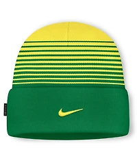 Men's and Women's Nike Green/Yellow Oregon Ducks On-Field Utility Knit Hat