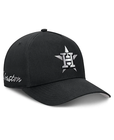 Men's Nike Black Houston Astros Rise Dri-fit A-Frame Adjustable Hat