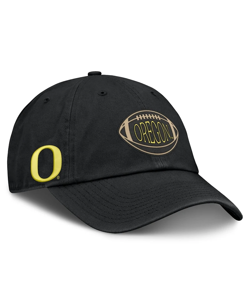 Nike Men's and Women's Black Oregon Ducks Campus Prep Football Club Adjustable Hat