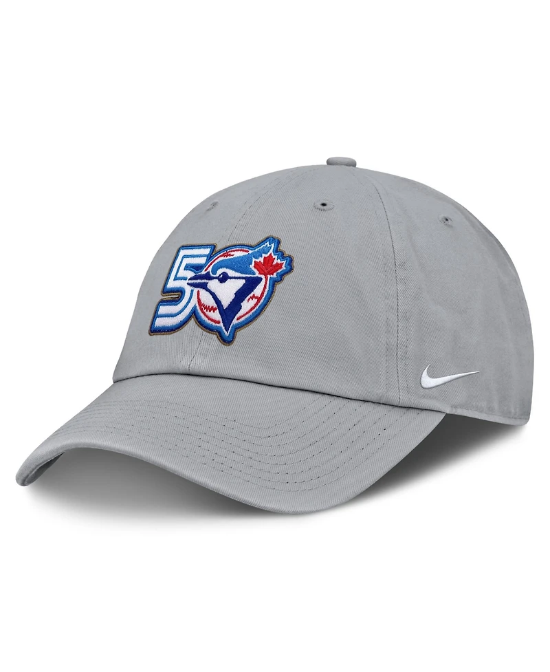Men's Nike Gray Toronto Blue Jays 50th Season Club Adjustable Hat