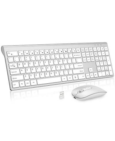 Lofree Wireless Rechargeable Silent Keyboard and Mouse Set
