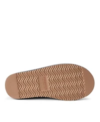 Dearfoams Women's Fireside by Greta Genuine Shearling Clog Slipper with Embroidery