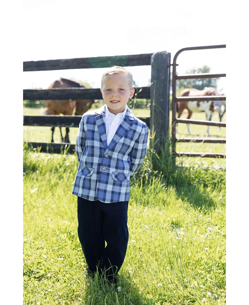 Florence Eiseman Little Boys (4-6) Plaid Blazer