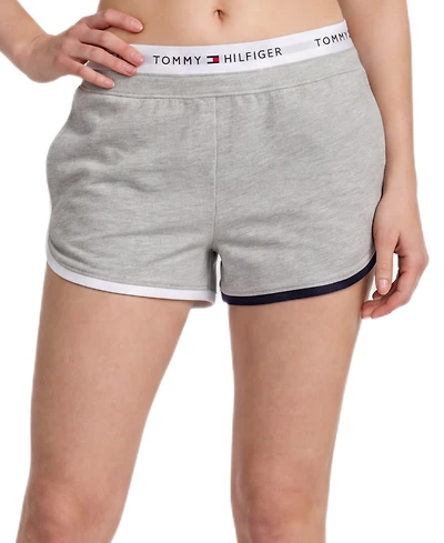 Tommy Hilfiger Women's Mid-Rise French Terry Boxer Shorts, 3" Inseam