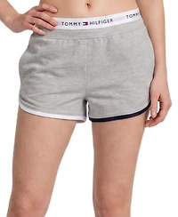 Tommy Hilfiger Women's Mid-Rise French Terry Boxer Shorts, 3" Inseam
