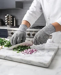 Cat Cora Adult Mesh Level-5 Cut Comfortable Fit Ambidextrous Cutting Gloves, Set of 2