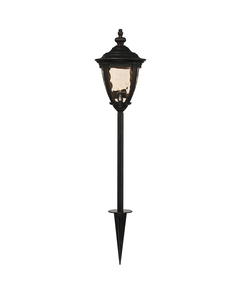 John Timberland Uvas 22 1/2" High Traditional 10-Piece Outdoor Landscape Path and Spot Light Set Porch Led Bulb Bronze Finish